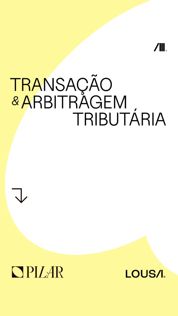 Capa: Transação e Arbitragem Tributária